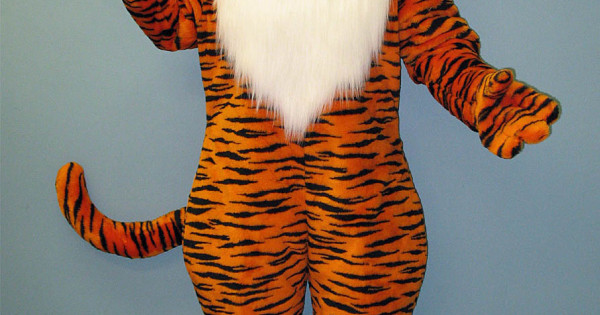 Realistic Tiger Mascot Costume #502-Z
