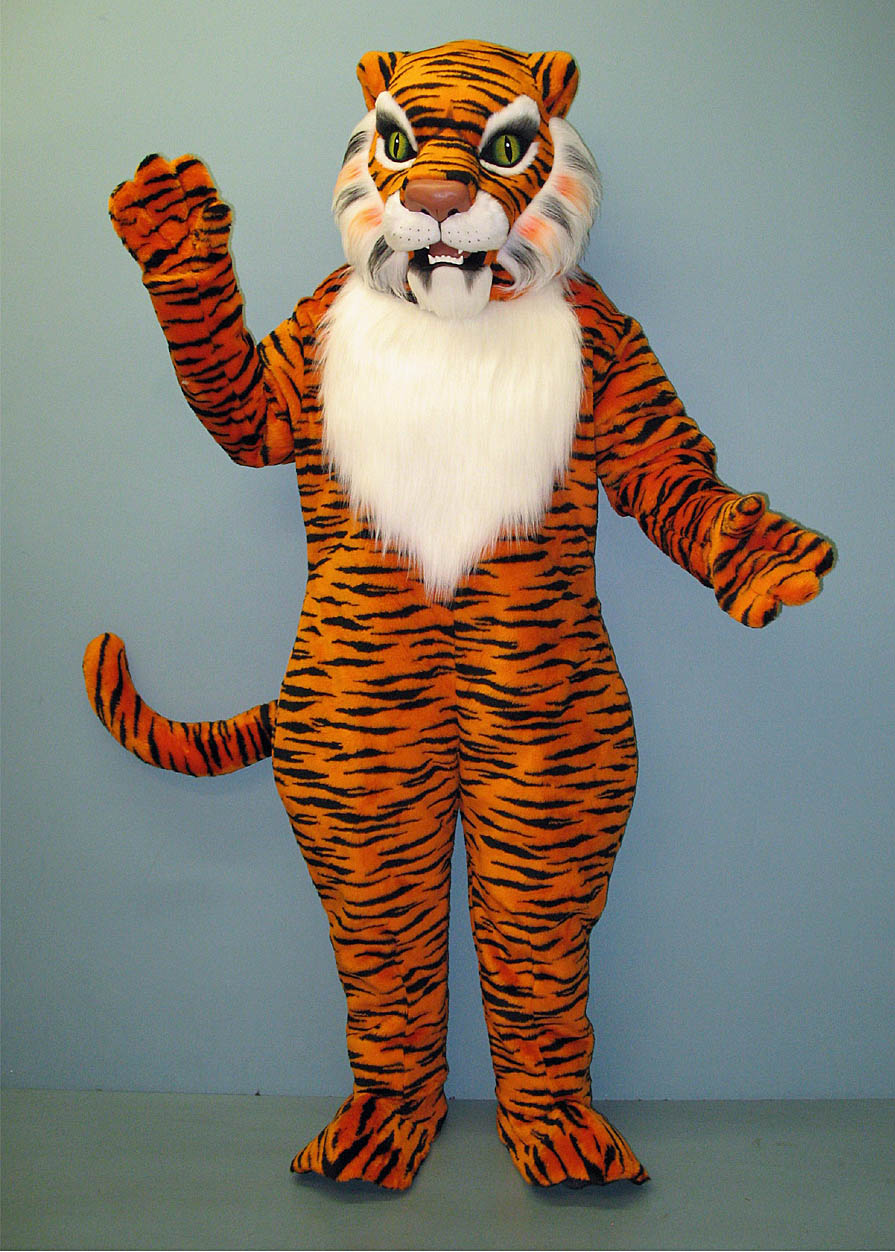Realistic Tiger Mascot Costume #502-Z