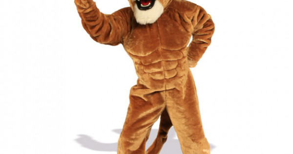 Power Cat Tiger Mascot Costume - SKU 636